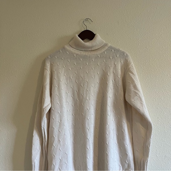 Designer Originals Studio Cream Knit Sweater Size Large - Picture 5 of 8